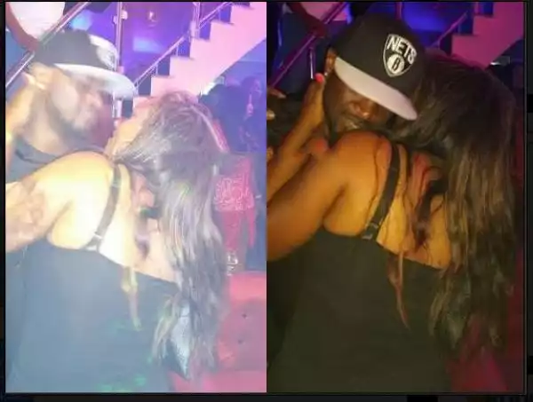 P-Square, Peter Okoye Caughts Cuddling A Fan In A Night Club [See Photos]